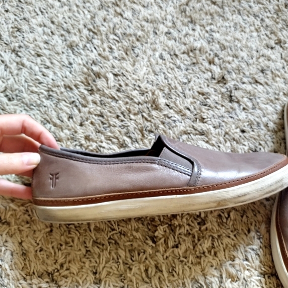 Frye Men's Gavin Leather Sneakers Sz 10 - Picture 3 of 7